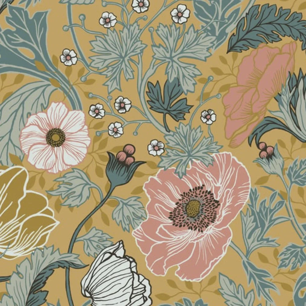 Hanna Wendelbo Apelviken floral wallpaper